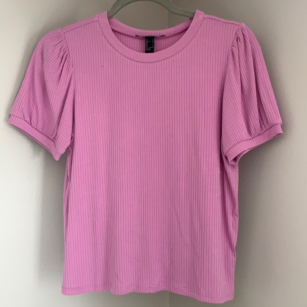 Ribbed short sleeve